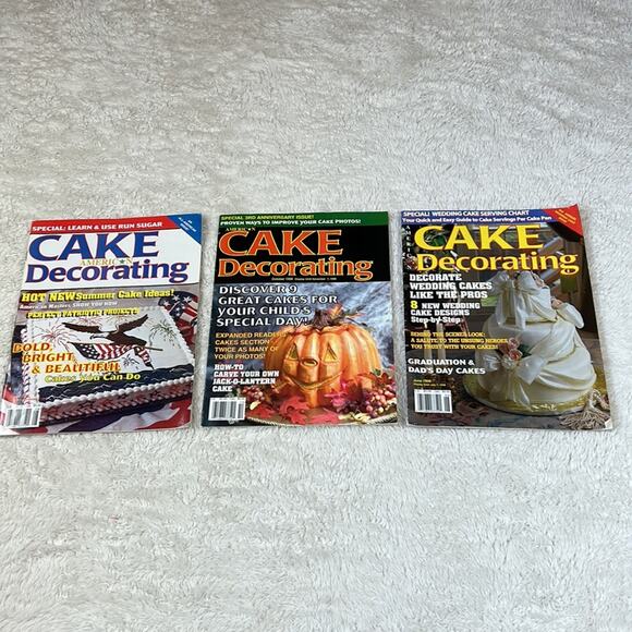 Vintage 90s American Cake Decorating magazine bundle lot - Jun, Aug, Oct 1998 - Picture 2 of 14